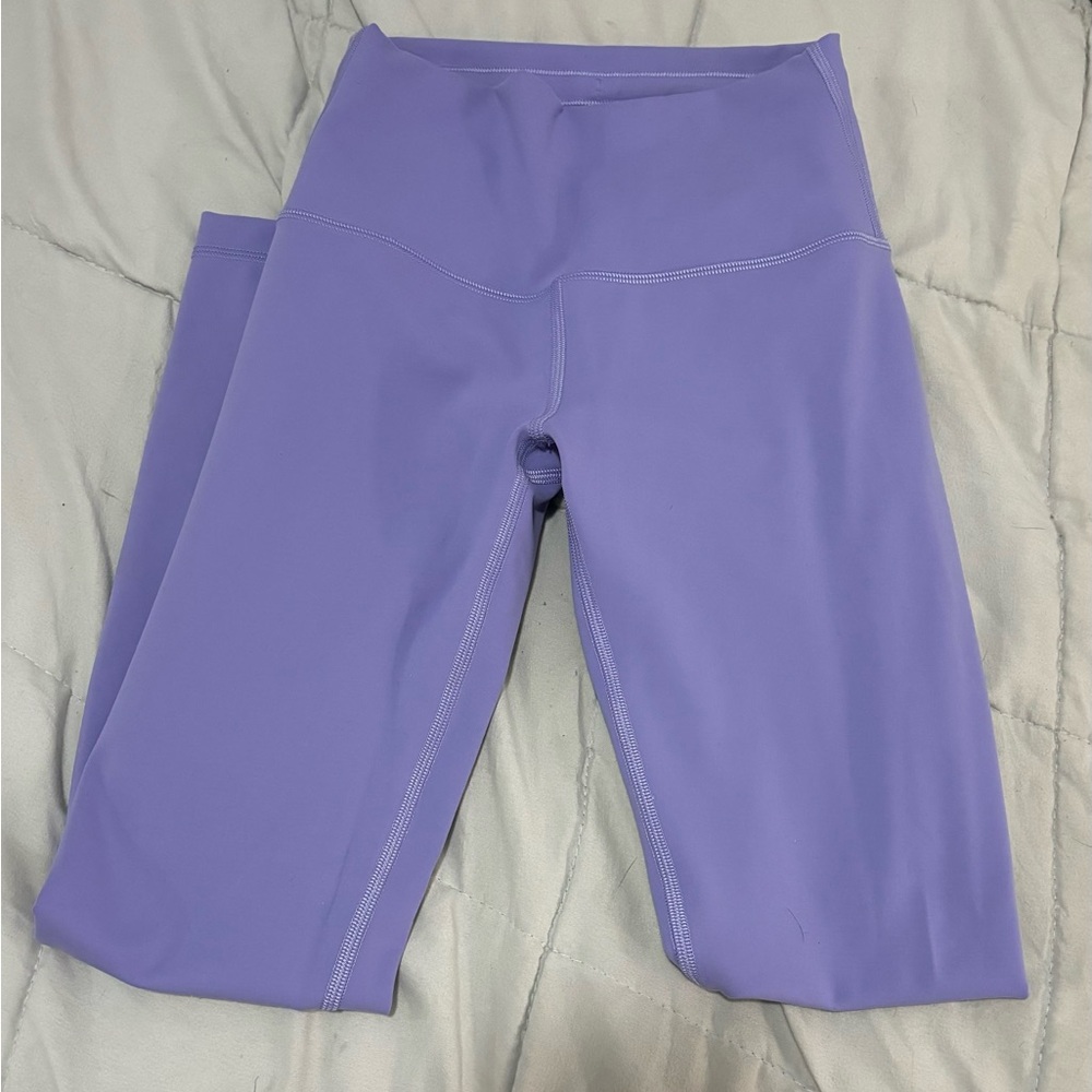 lululemon wunder train 25’ purple leggings size 4